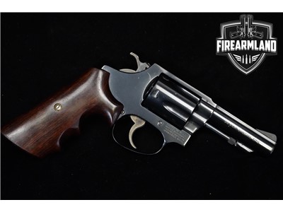 SMITH & WESSON MOD 36 C/F REVOLVER: 38 S&W; 5 shot fluted cylinder; 47mm (1  7/8 ) barrel; vg bore; standard sights, S&W & 38 S&W SP to barrel;  Trademark to lhs