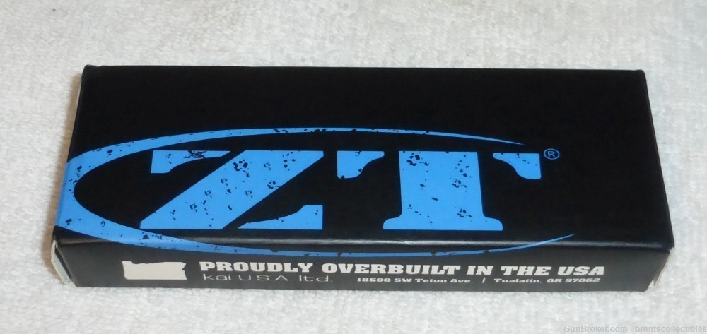 NEW Zero Tolerance ZT 0308 Liner Lock Pocket Knife Wood Grip Scales Copy-img-1