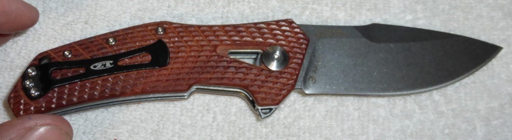 NEW Zero Tolerance ZT 0308 Liner Lock Pocket Knife Wood Grip Scales Copy-img-9