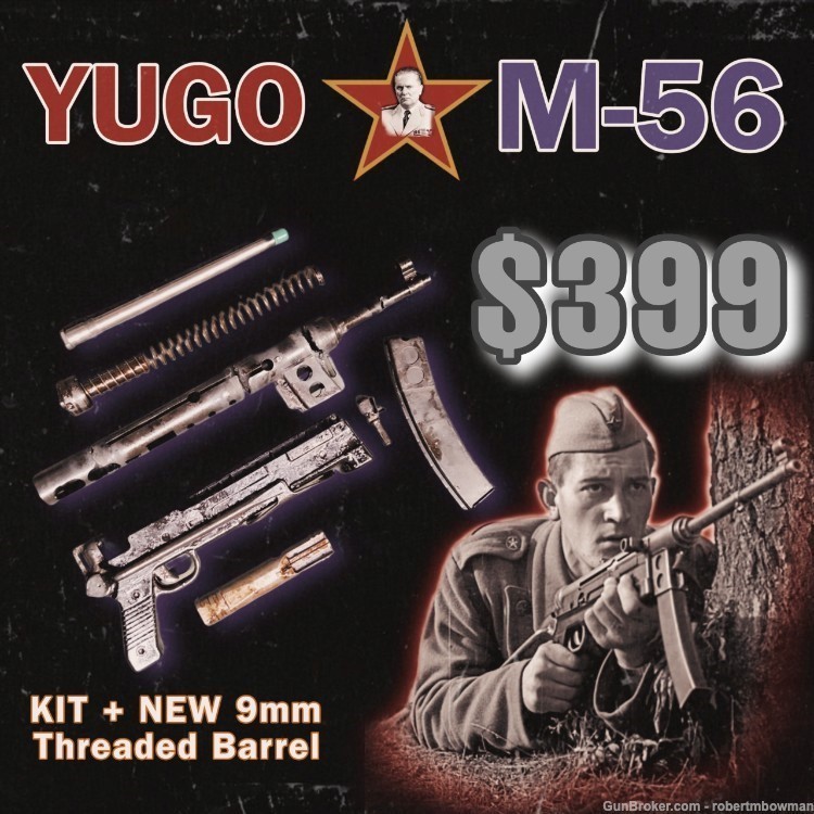 M-56 PARTS KIT + 9MM BARREL M56-img-0