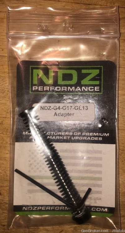 NDZ Black Adapter Stainless Guide Rod 13LB 17 22 31 34 35 37 for Glock GEN -img-1