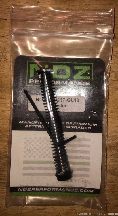 NDZ Black Adapter Stainless Guide Rod 13LB 17 22 31 34 35 37 for Glock GEN -img-0