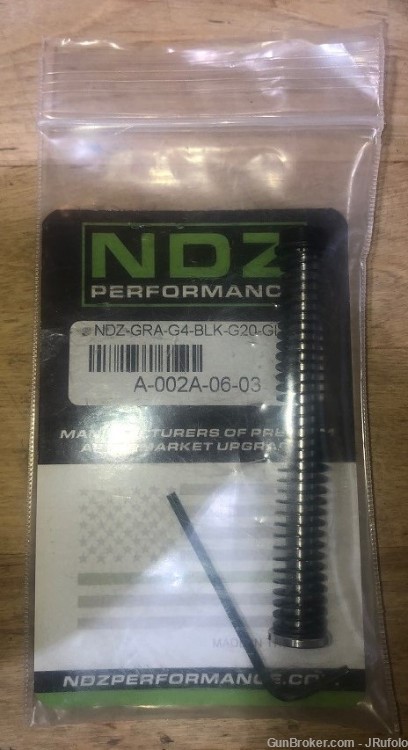 NDZ 15LB Guide Rod Assembly Black Adapter for Glock GEN 4 20 21 40 41-img-0