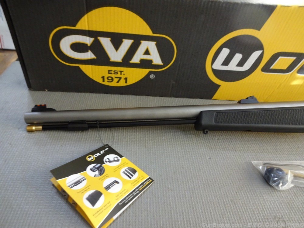 CVA Wolf V2 50 Cal 209 Primer 24" Matte Stainless Barrel/Rec Black PR2117S-img-14