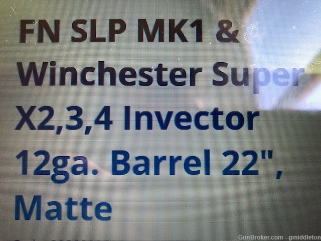 Wichester Super X 2,3,4 , FN,  3",  Inv   22” Barrel   -img-0