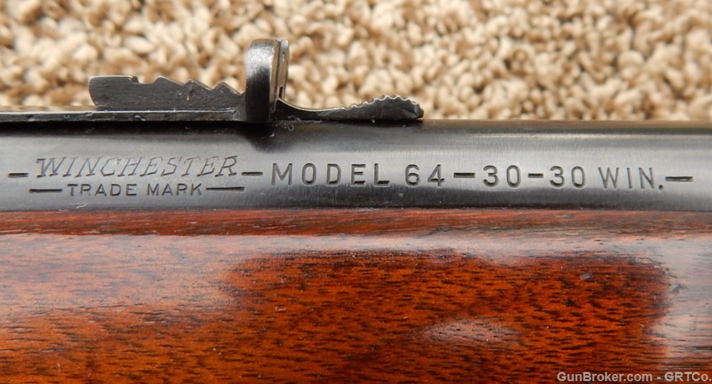 Winchester Model 64 standard rifle - .30 WCF – 1950-img-36