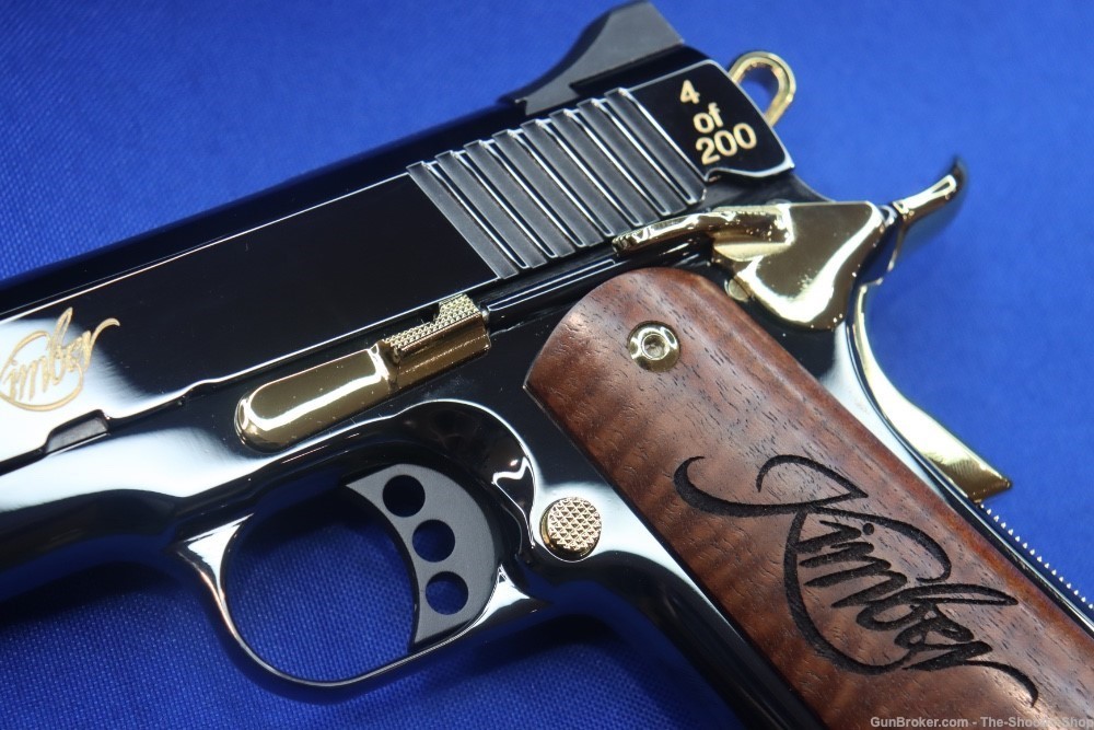 Kimber Liberty Bell Pistol High Polished Gold Engraved 45ACP 1911 1 of 200 -img-22