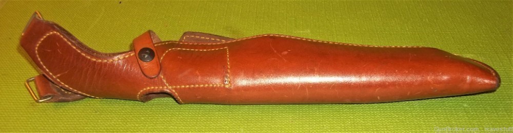 Vintage COBRA GUNSKIN HUGE L/H Leather Shoulder Holster  44Magnum?-img-4