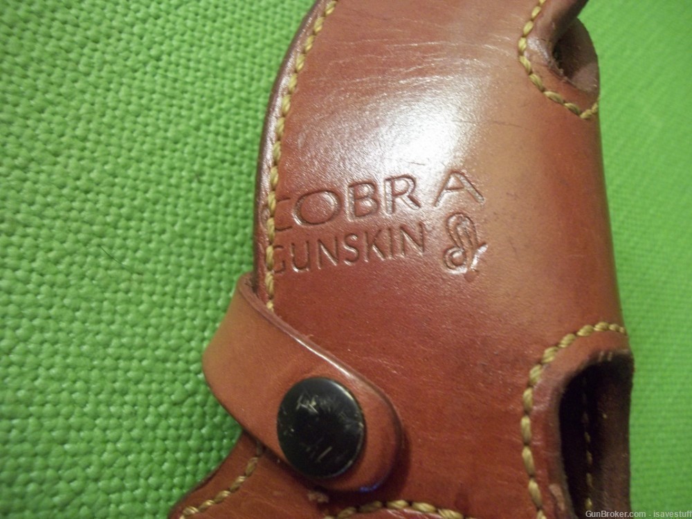 Vintage COBRA GUNSKIN HUGE L/H Leather Shoulder Holster  44Magnum?-img-0