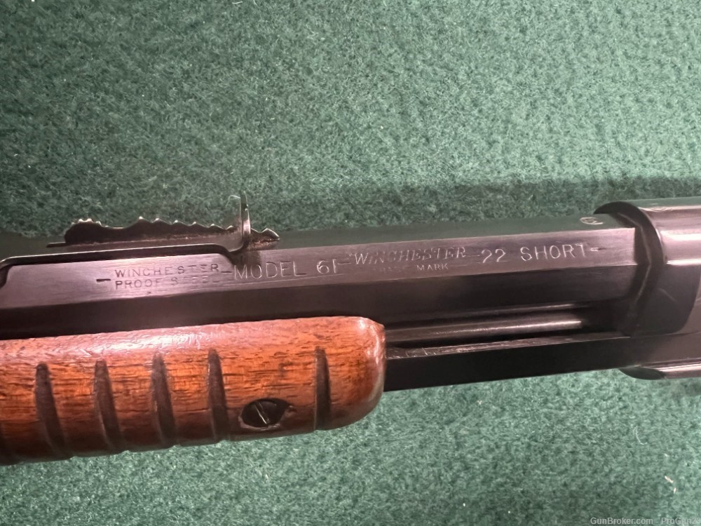 Winchester Model 61 Manufactured 1946 22 short Octagon Barrel-img-6