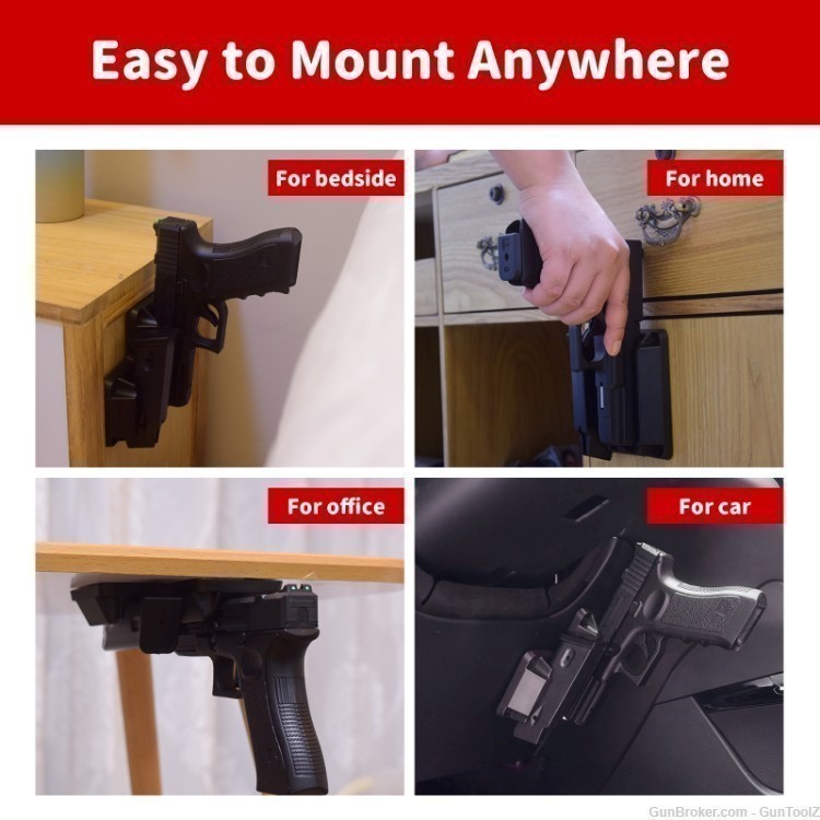 GTZ Quick Draw double magnetic pistol mount.  Great product low$$-img-0