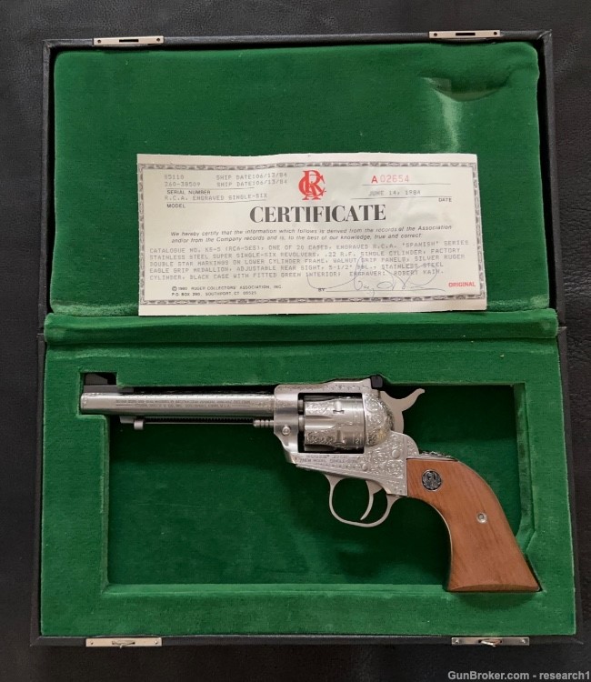 Very Rare Ruger Collectors' Association "Spanish" Series Super Single Six -img-0