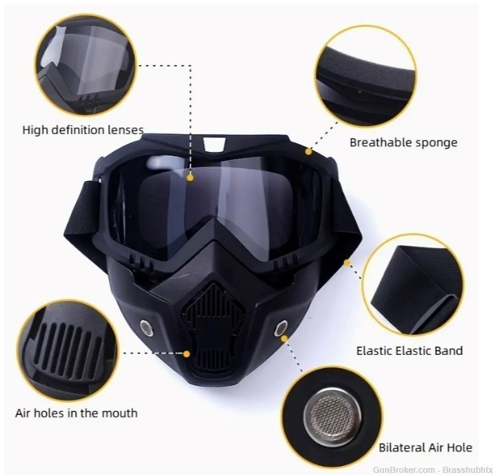 Tactical Full Face Shield Protective Mask-img-3