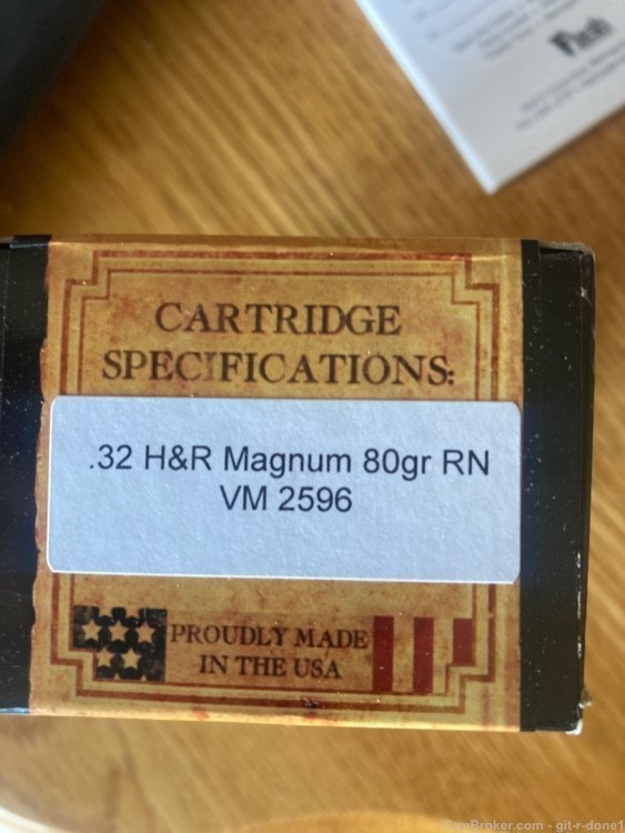 32 H&R Magnum ammo 50rnds-img-0
