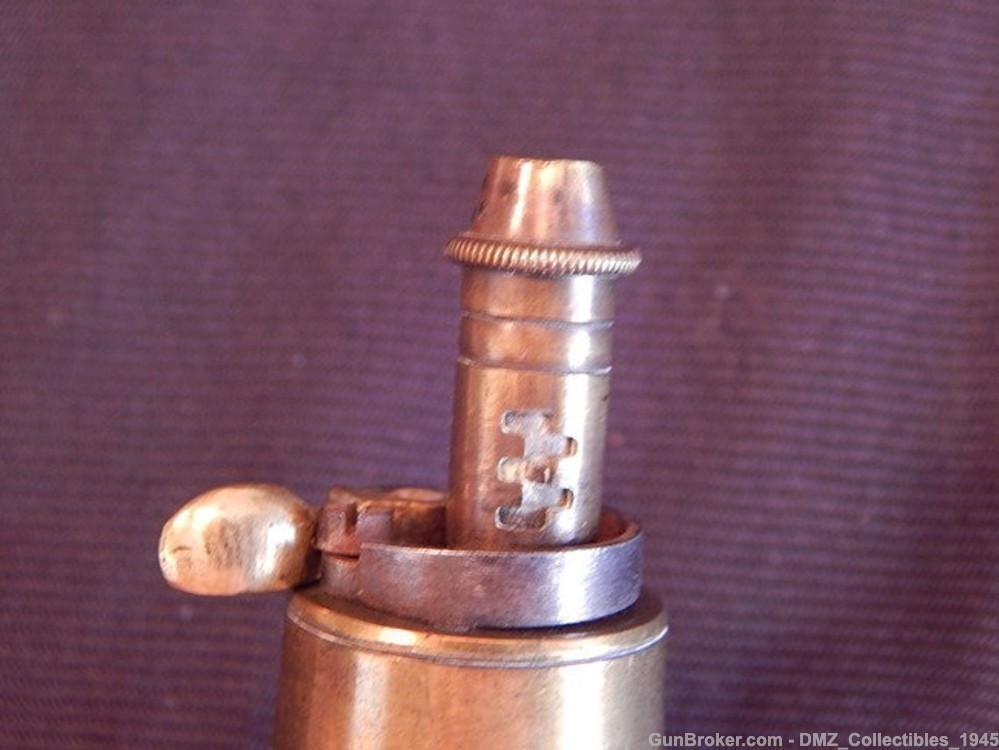 Antique 1840s-60s French Pistol Powder Flask-img-5