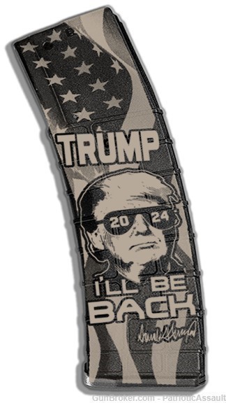  TRUMP 2024 - Promag 42 RD Laser Engraved Magazines - PMAG - NO CC FEE-img-1