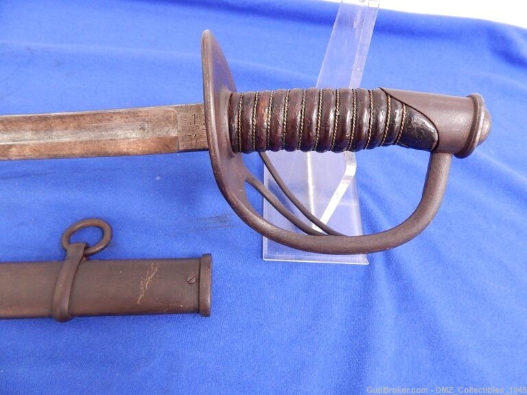 1906 US Ames Cavalry Sword with Scabbard-img-5