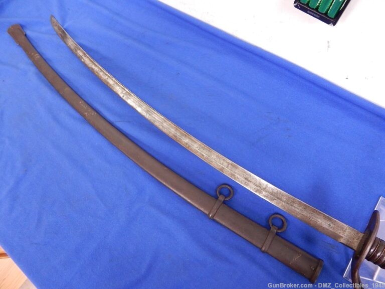 1906 US Ames Cavalry Sword with Scabbard-img-6