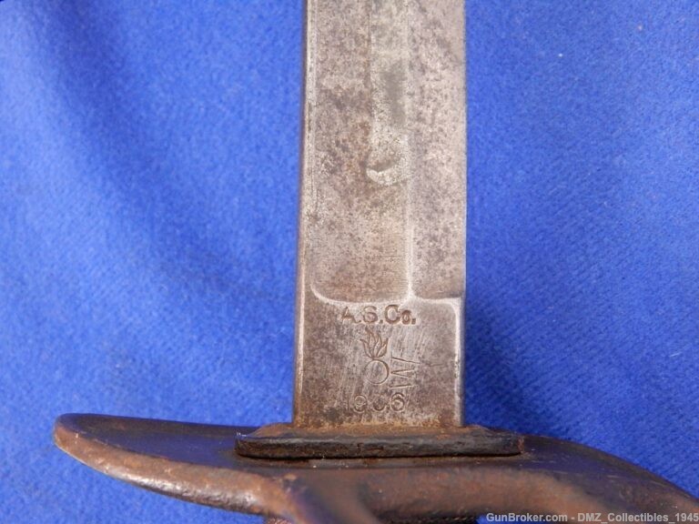1906 US Ames Cavalry Sword with Scabbard-img-8