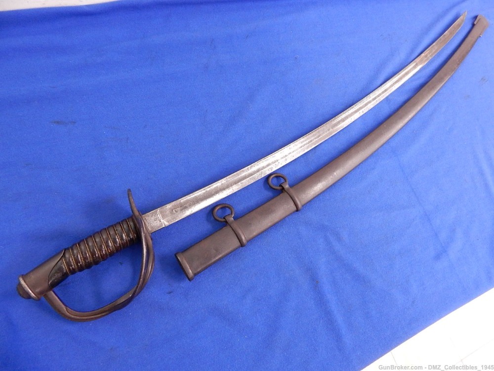 1906 US Ames Cavalry Sword with Scabbard-img-0