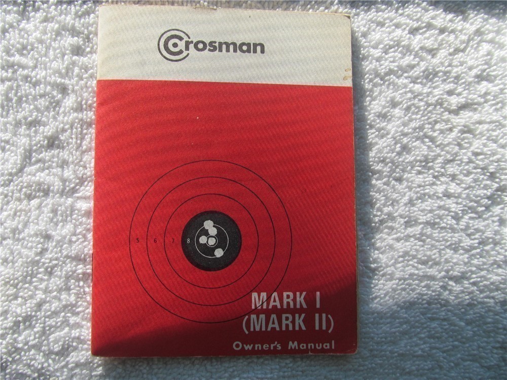 Crosman Mark I & II Owner's Manual-img-0