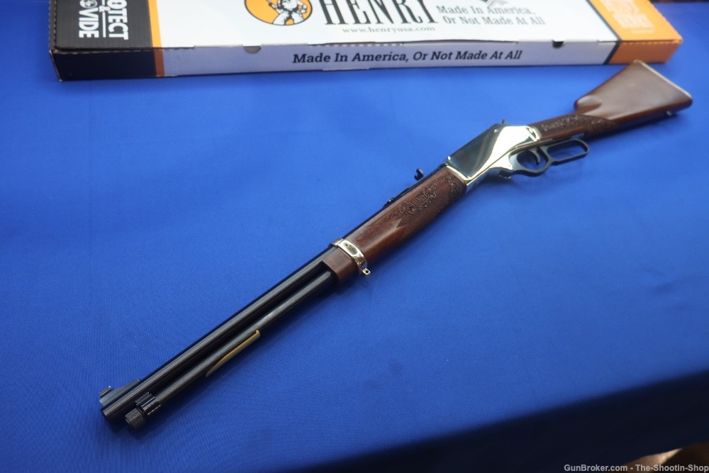 Henry Brass Frame Model 35 Remington Rifle 20" H024-35 NEW Lever Gun 35REM-img-32
