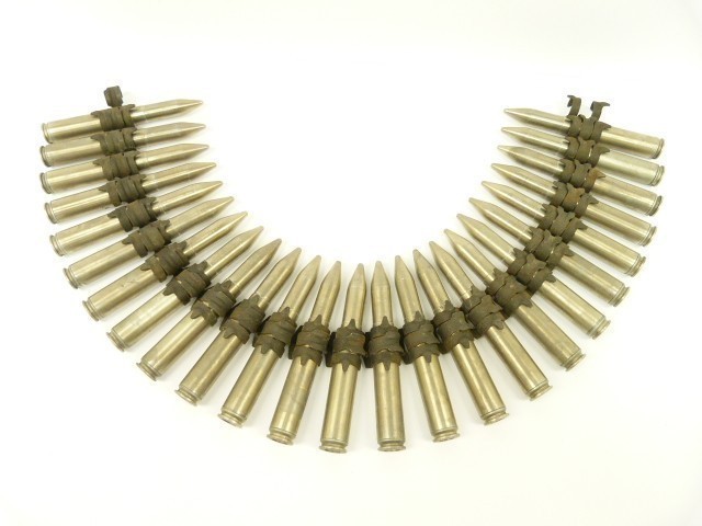 25 round belt 20mm Hispano Suiza dummy ammunition-img-0