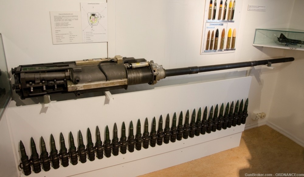 30mm Swiss shell casing Oerlikon KCA 30x173mm inert ammunition -img-5