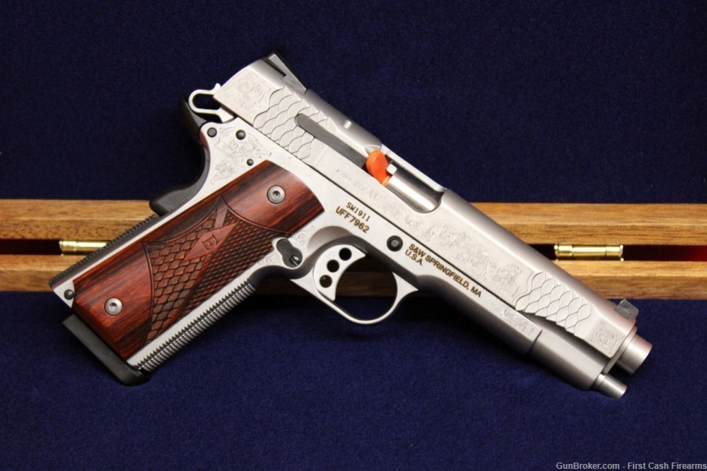 Smith & Wesson SW1911 Engraved 45ACP 1911 Smith-img-5
