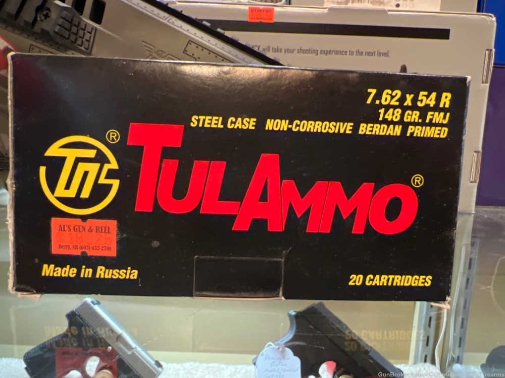 TulAmmo 7.62x54R 148 Gr -img-0