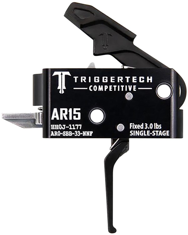 TriggerTech Competitive  Flat Single-Stage 3 lbs Fixed for AR-15-img-0