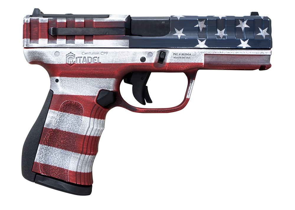 Citadel Centurion CP9 9mm Luger Pistol 4 American Flag Cerakote CITCP9USA-img-0