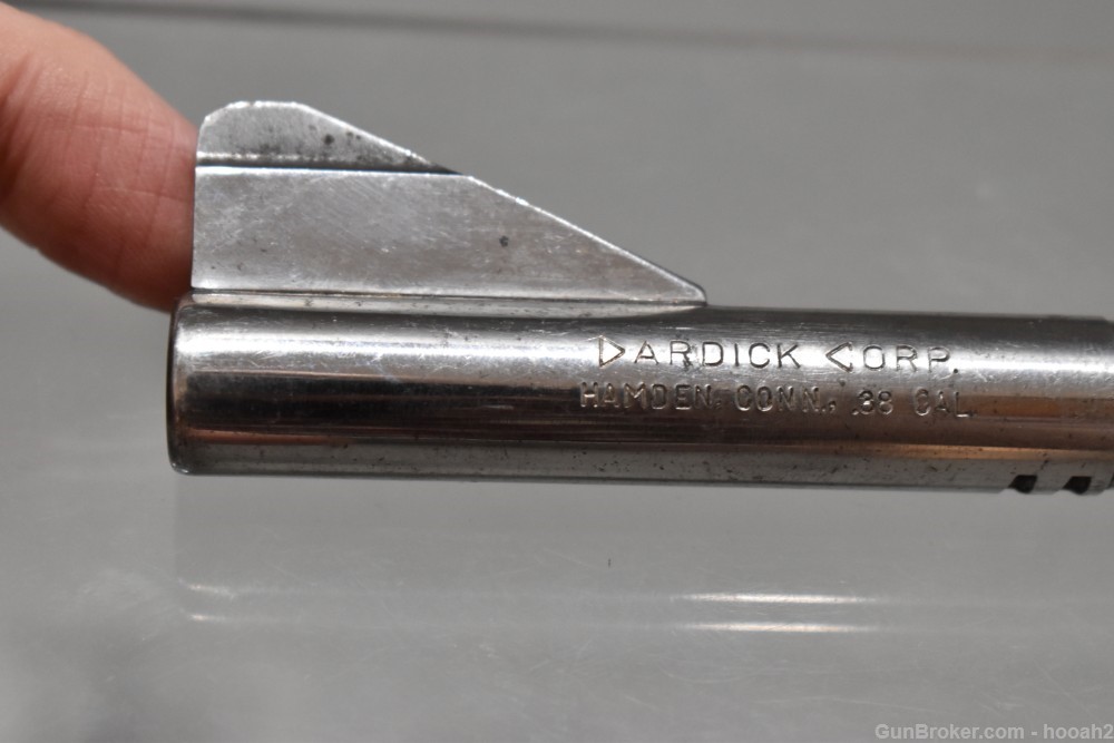 Original Dardick 4" Nickel 38 Caliber Revolver Barrel-img-2