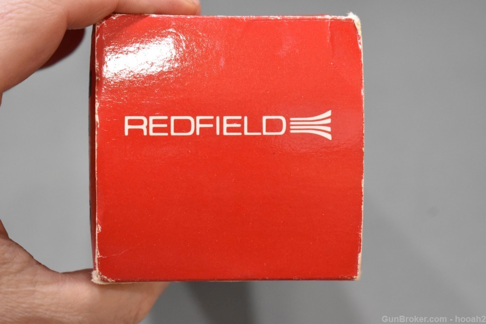 Vintage Redfield 3/4" 4x Rifle Scope W/Box W/Rings Duplex Reticle-img-2