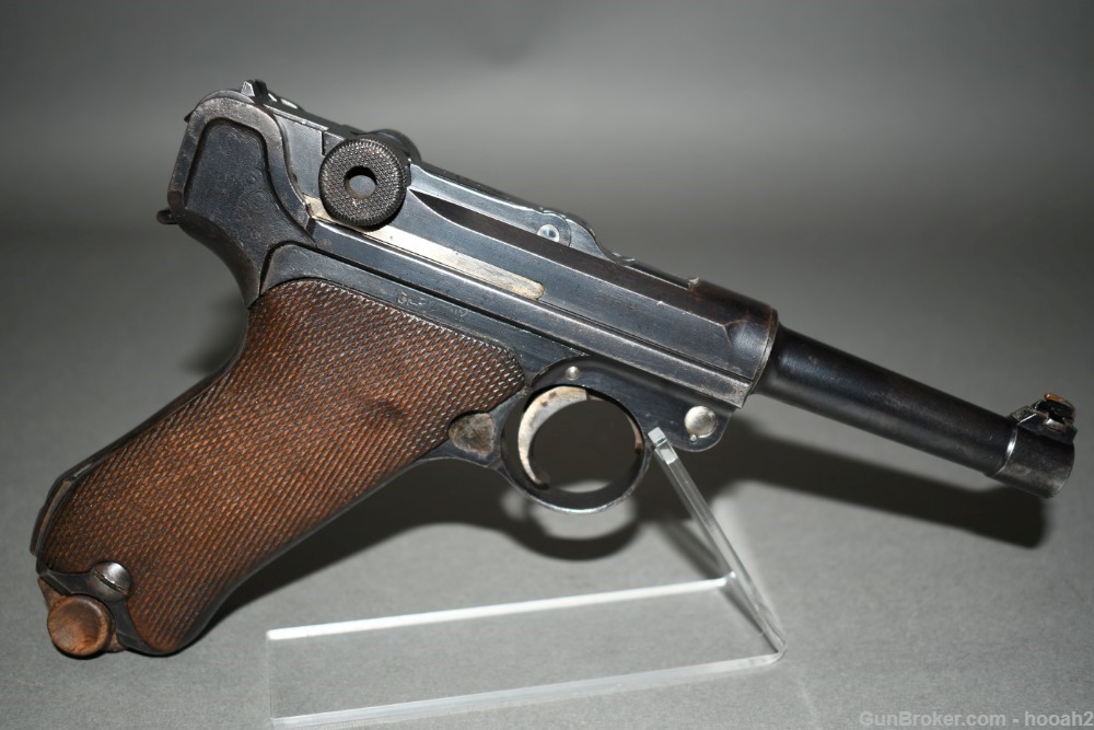 German DWM Model 1920 Commercial Luger Semi Auto Pistol 30 Luger READ-img-0
