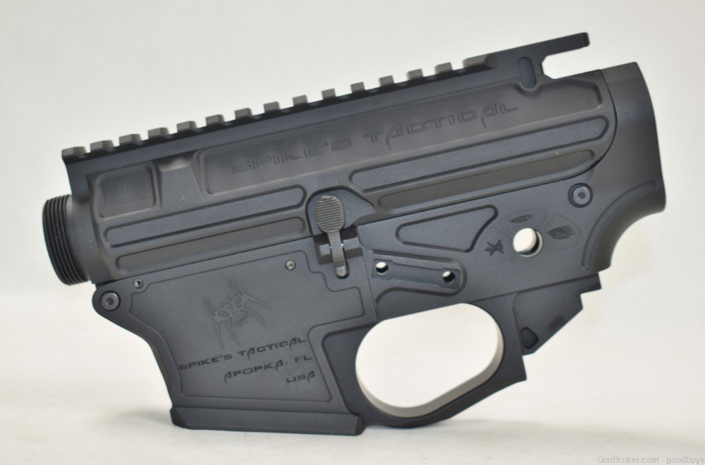 Spikes Tactical Billet Upper & Lower 9mm Set Glock Mags ST9G STSB920 NIB -img-1