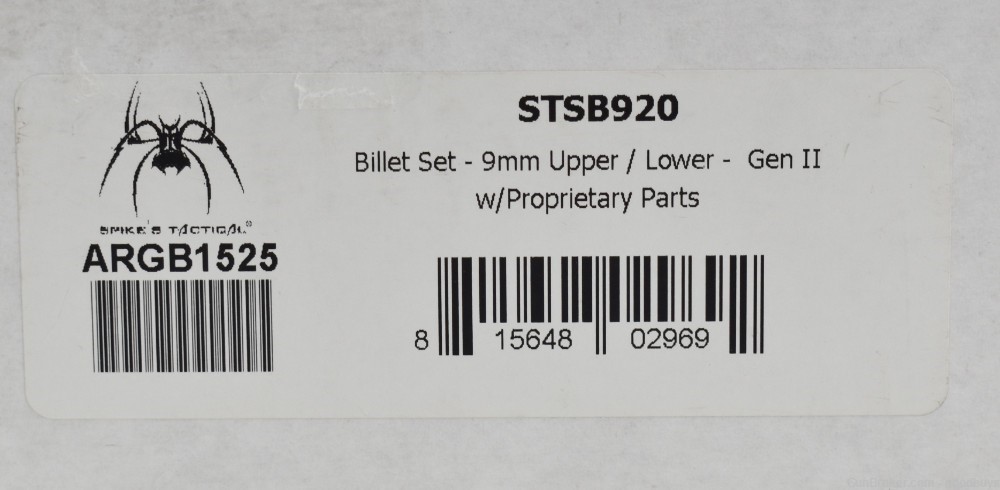 Spikes Tactical Billet Upper & Lower 9mm Set Glock Mags ST9G STSB920 NIB -img-5