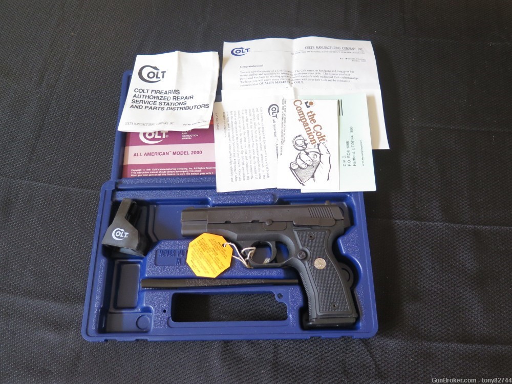  COLT ALL AMERICAN MODEL 2000 NEW OLD STOCK-img-12