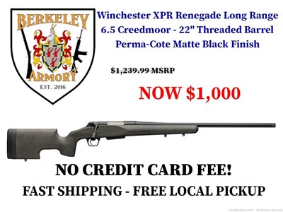 Winchester XPR Renegade Long Range SR - 6.5 CM 22in Threaded Barrel