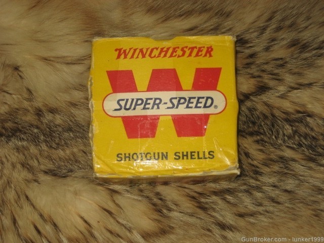 FULL & CORRECT BOX WINCHESTER SUPER SPEED 10GA. 2 SHOT 2 7/8" SHELLS !!-img-0