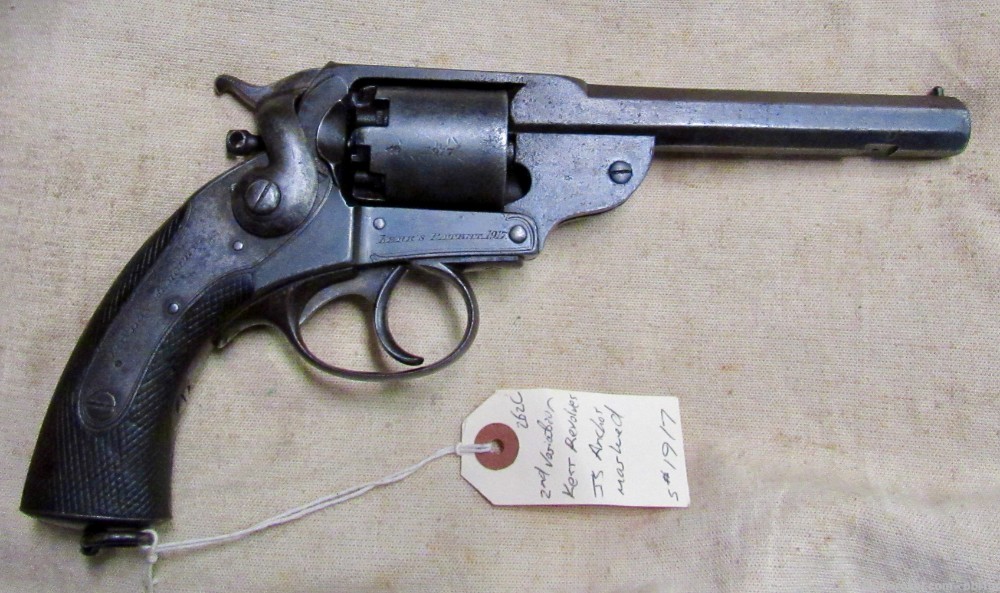 Early Confederate Import JS Anchor British Kerr Civil War Revolver-img-0