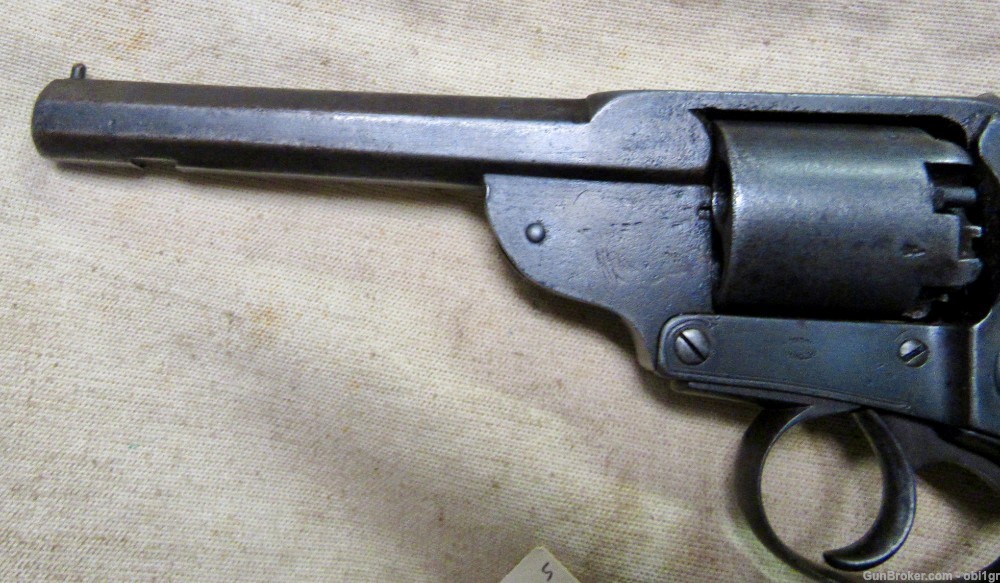 Early Confederate Import JS Anchor British Kerr Civil War Revolver-img-13