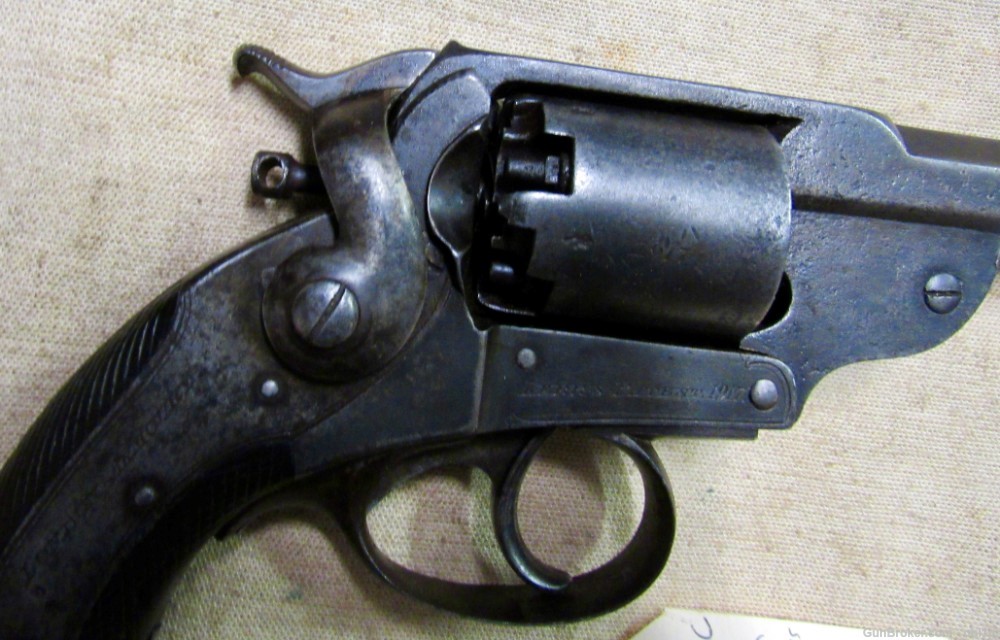 Early Confederate Import JS Anchor British Kerr Civil War Revolver-img-6