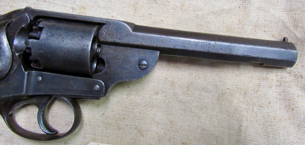 Early Confederate Import JS Anchor British Kerr Civil War Revolver-img-5