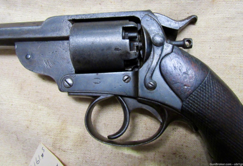 Early Confederate Import JS Anchor British Kerr Civil War Revolver-img-11