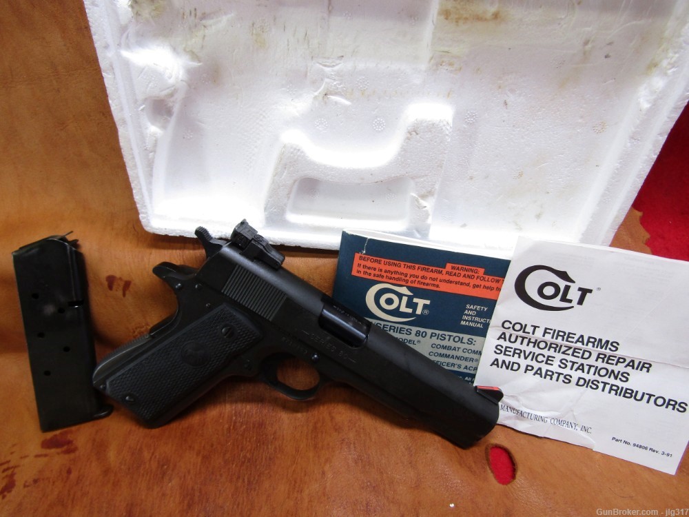 Colt M1991 A-1 1911 45 ACP Semi Auto Pistol Thumb Safety 7 RD Mag-img-0