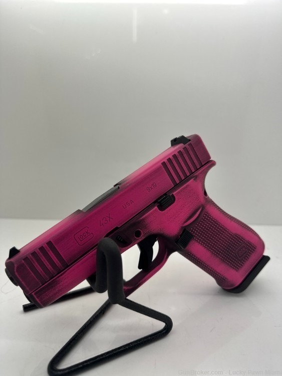 Glock 43X Bubblegum 9mm Semi-Auto Pistol (NEW!)-img-0