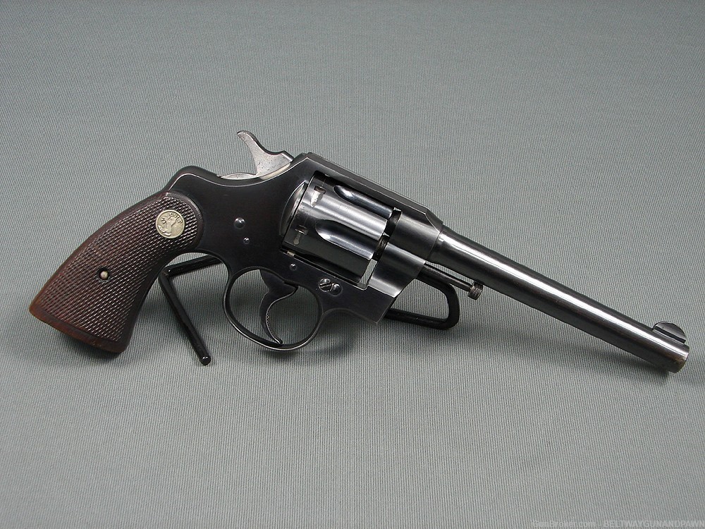 Colt Official Police 22LR 6" 6-Shot Revolver Mfg 1937-img-1