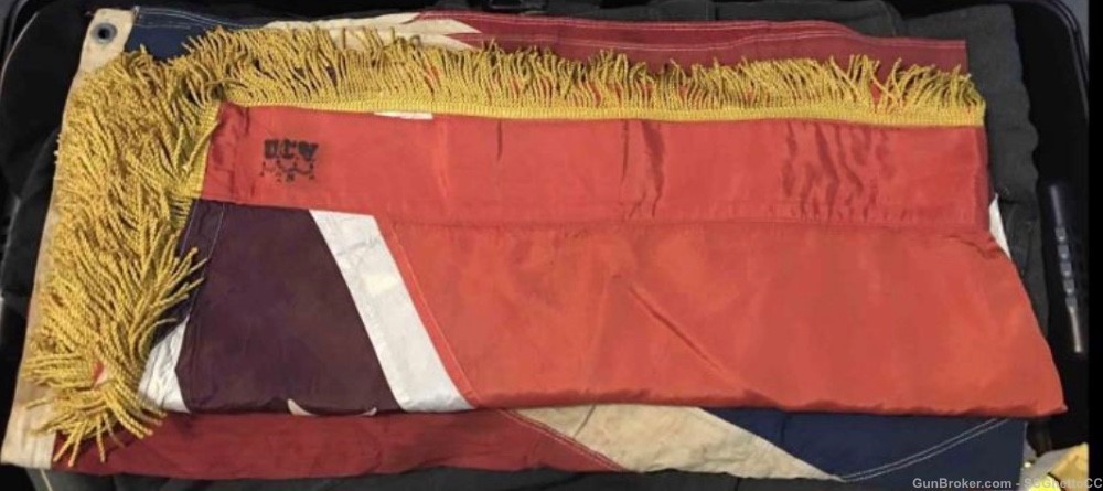 1940’s UCV  CSA Veterans Flag; Camp#28 Nashville Tennessee;Gen.Johnston CSA-img-2