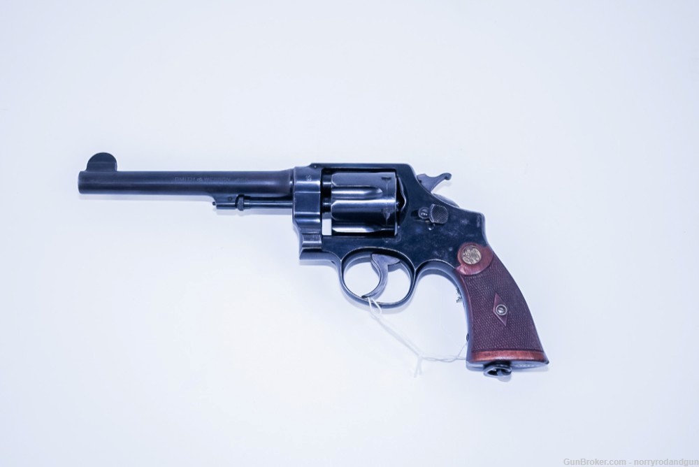 RARE BRIT CONTRACT SMITH&WESSON HAND EJECT 455 WEBLEY (LIKE M1917)-img-1